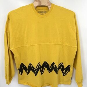 Peanuts‎ Charlie Brown Yellow Spirit Jersey Long Sleeve XL Snoopy